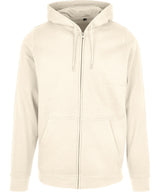 Basic zip hoodie — Sand