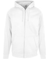 Basic zip hoodie — White