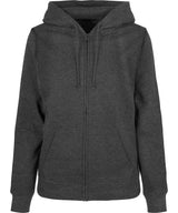 Women’s basic zip hoodie — Charcoal
