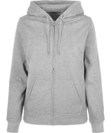 Women’s basic zip hoodie — Heather Grey