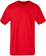 Basic round neck tee — City Red