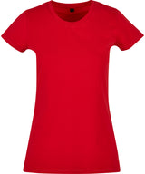 Women's basic tee — City Red