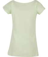Women's wide neck tee — Light Mint