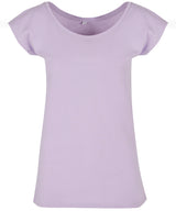 Women's wide neck tee — Lilac