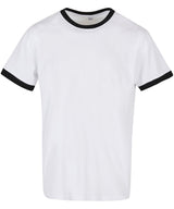 Ringer tee — White/Black