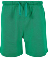 Kids basic sweat shorts — Grass Green
