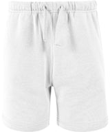Kids basic sweat shorts — White