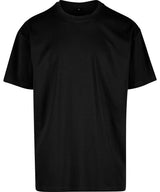 Light basic loose tee — Black
