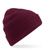 Organic cotton beanie — Burgundy