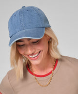 Denim cap — lifestyle