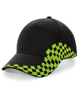 Grand Prix cap — Black/Lime Green
