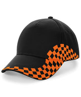 Grand Prix cap — Black/Orange