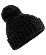 Toasty patch beanie — Black