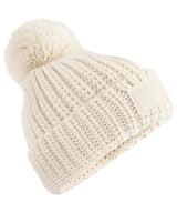 Toasty patch beanie — Oatmeal