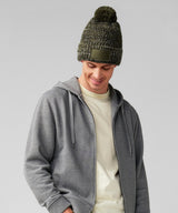 Ramble patch pom-pom beanie — lifestyle