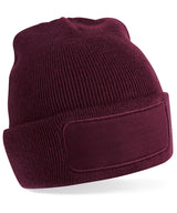 Original patch beanie — Burgundy