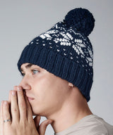 Fair Isle snowstar® beanie — lifestyle
