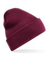 Recycled original cuffed beanie — Burgundy
