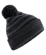 Team stripe beanie — Graphite Grey/Black