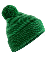 Team stripe beanie — Green