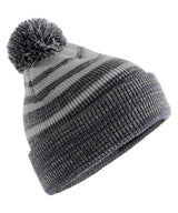 Team stripe beanie — Grey/Navy
