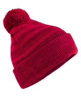 Team stripe beanie — Red