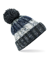 Corkscrew pom pom beanie — Arctic Dawn