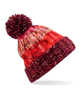Corkscrew pom pom beanie — Cherry Sherbet