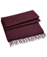 Classic woven scarf — Burgundy