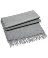 Classic woven scarf — Heather Grey
