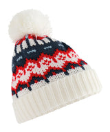Retro ski beanie — White Out