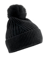 Snow luxe beanie — Black