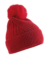 Snow luxe beanie — Classic Red