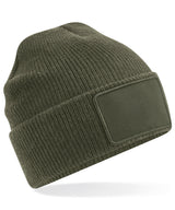 Removable patch Thinsulate™ beanie — Military Green
