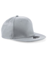 5-panel snapback rapper cap — Light Grey