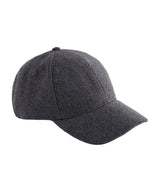Wool blend cap — Charcoal