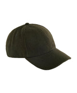 Wool blend cap — Dark Olive