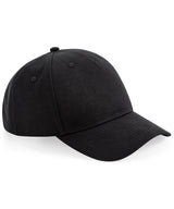 Organic cotton 5-panel cap — Black