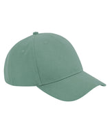 Organic cotton 5-panel cap — Dusty Green