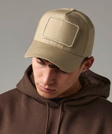 Removable patch 5-panel cap — lifestyle