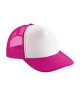 Vintage snapback trucker — Fuchsia/White
