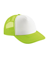 Vintage snapback trucker — Lime Green/White