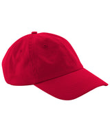 Low-profile 6-panel dad cap — Classic Red