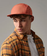 Canvas 5-panel camper cap — lifestyle