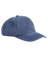 Relaxed 5-panel vintage cap — Vintage Denim