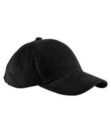 EarthAware® organic cord baseball cap — Black