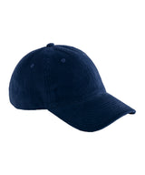 Corduroy dad cap — Navy