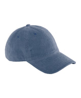 Corduroy dad cap — Slate Blue