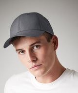 Recycled urbanwear 6-panel snapback trucker — lifestyle