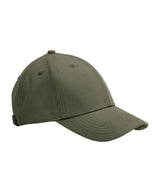 EarthAware® organic cotton canvas 6-panel cap — Olive Green